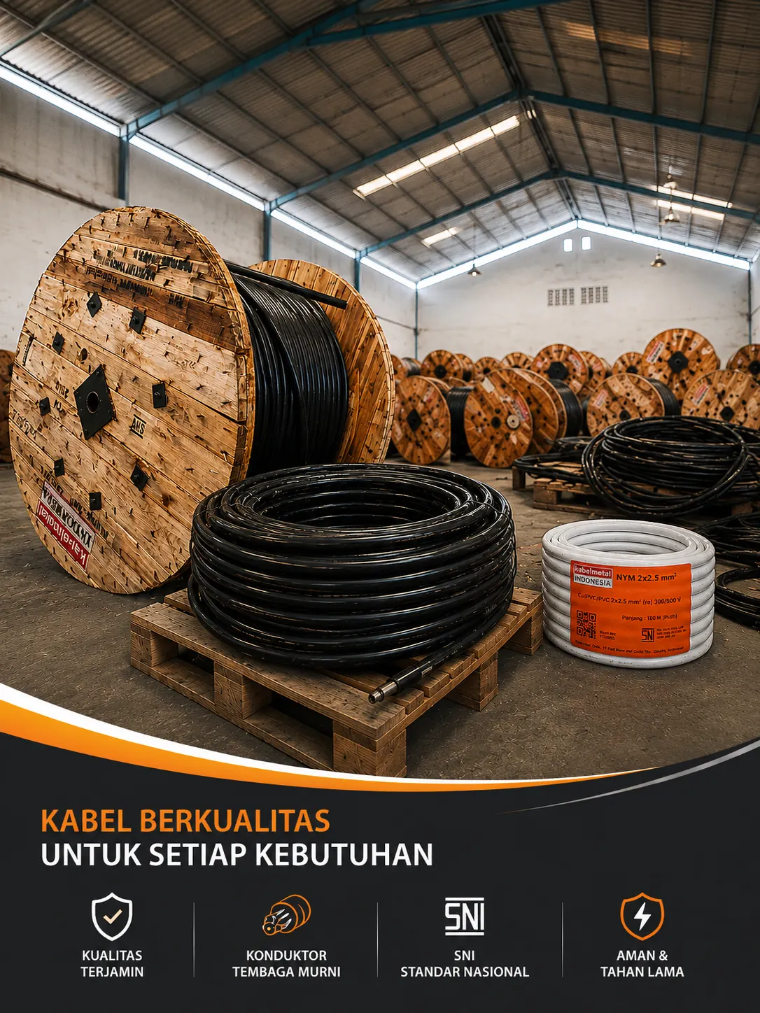 Gudang Kabel PT Mitra Sejati Elektrik