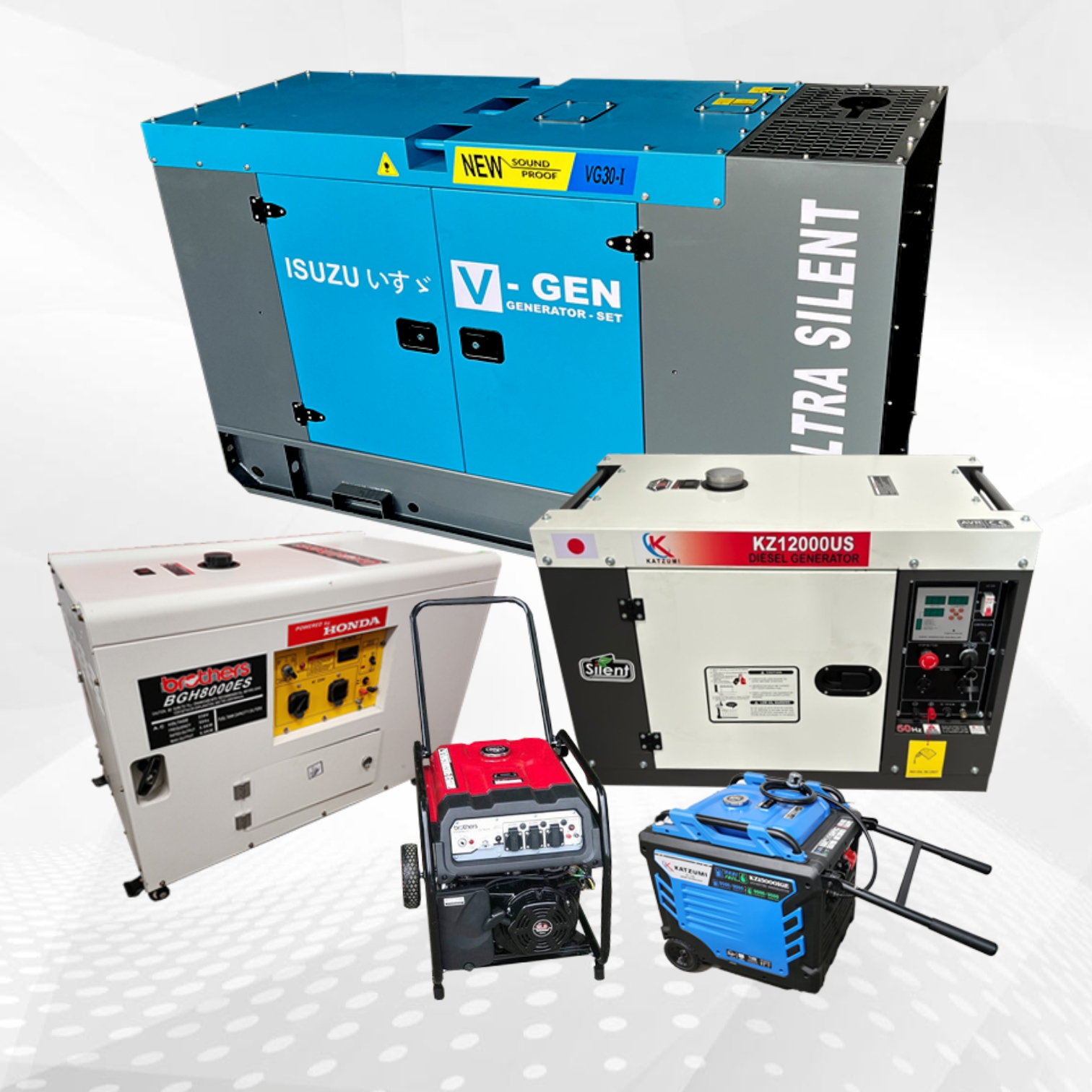 Genset Silent & Open