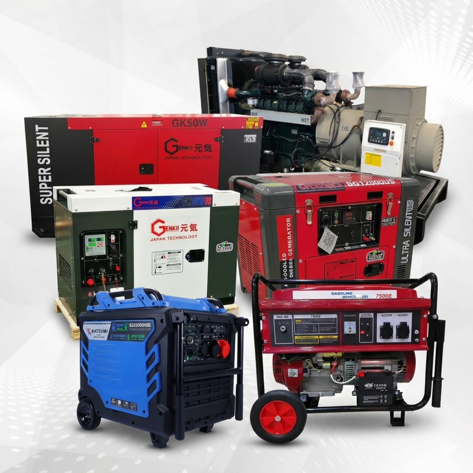 Genset Silent & Open